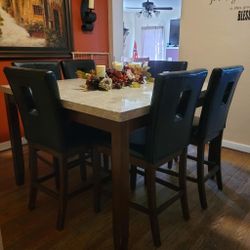 Marble Table With Chairs