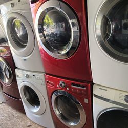 L/G Front Load Washer And Dryer Set Both Works Good 👍