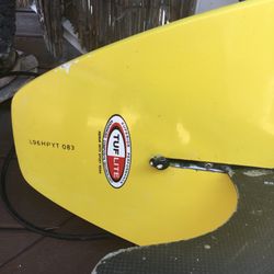 Surfboard yellow 96