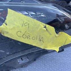 2019 Toyota Corolla Headlight