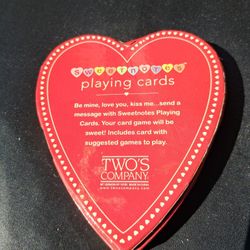 Conversation Hearts Playing  Cards 