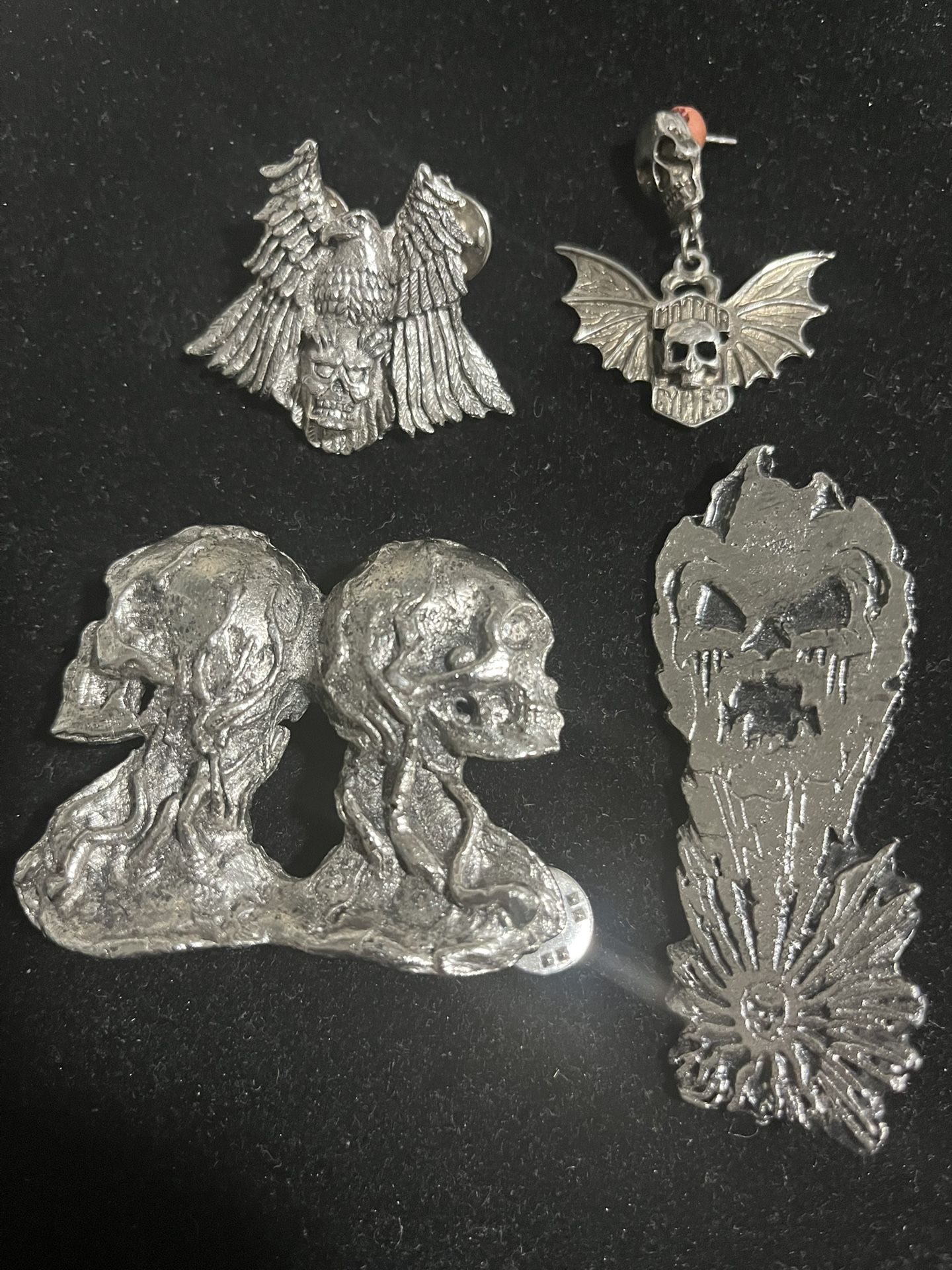 Skull and Eagle Pins