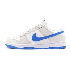 Blue + White Nike Dunks