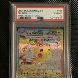 Pokemon Pikachu Psa 10 Jp Sv08