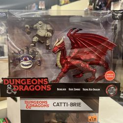 Jada Toys 2022 Dungeons & Dragons Beholder Ogre Zombie Young Red Dragon GameStop