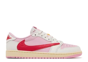 Travis Scott x Jordan 1 Retro Low OG 'Sail Tropical Pink' USA 9.5