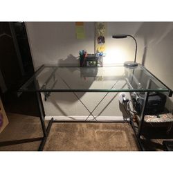 Glass Desk