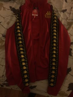 Men kappa zip up sweatshirt size xs
