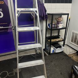 WERNER Stepladder: 6 ft Ladder Size