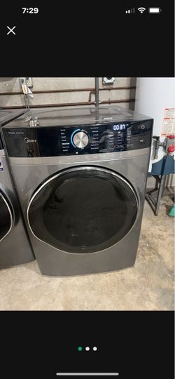 Midea Front Load Dryer with Steam // Gas, Not eléctric