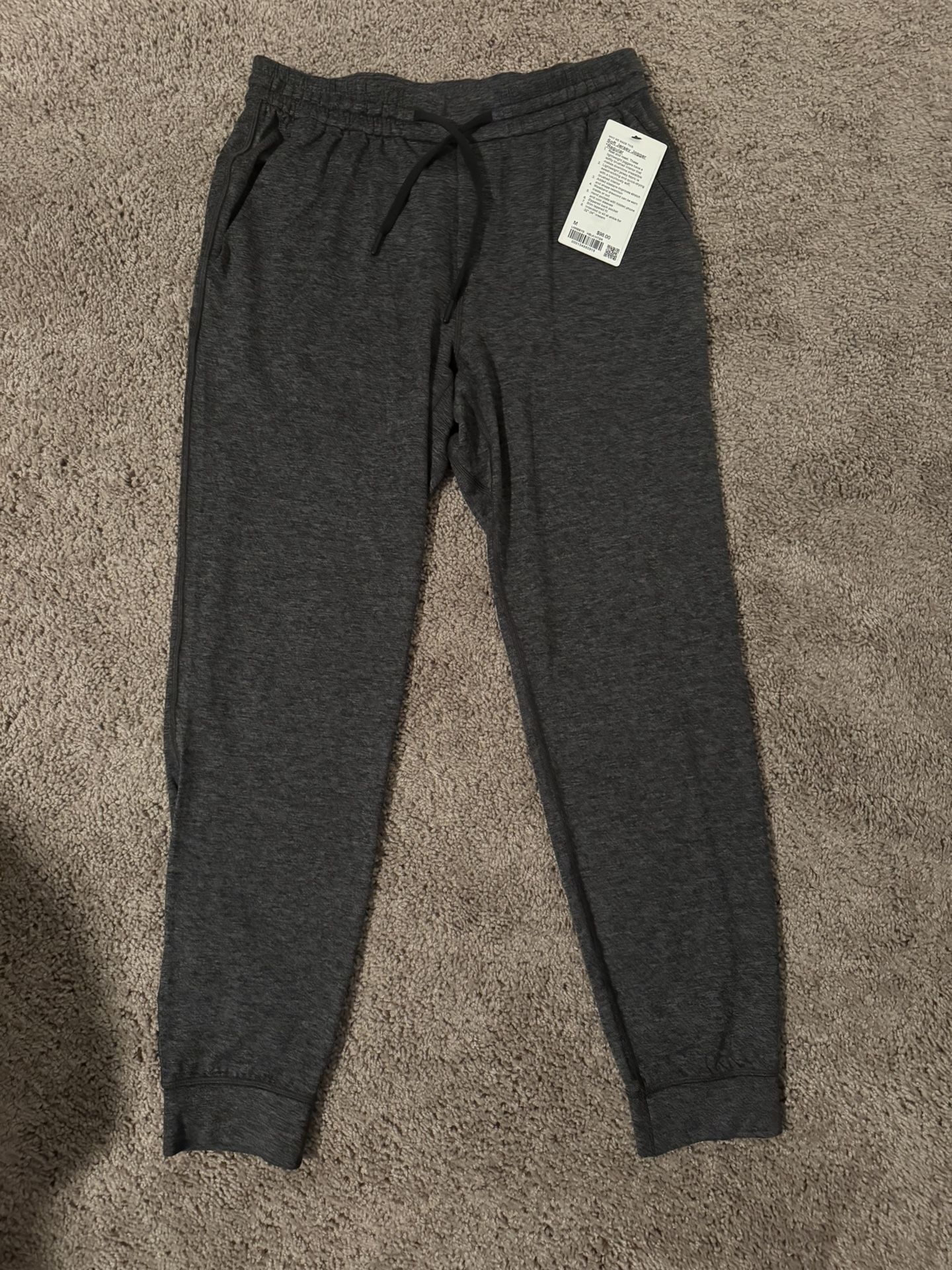 Men’s Lululemon Jersey Soft Joggers Sweat Pants NEW Size Medium