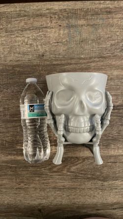 Halloween skull bowl