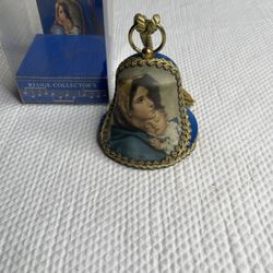 Vintage Christmas Musical Bell Ave Maria Madonna And Child West Germany 