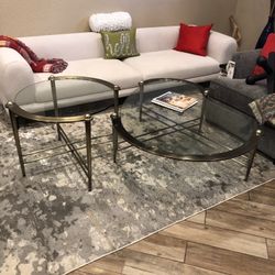 Set Of 2 Coffee Table And Side Table