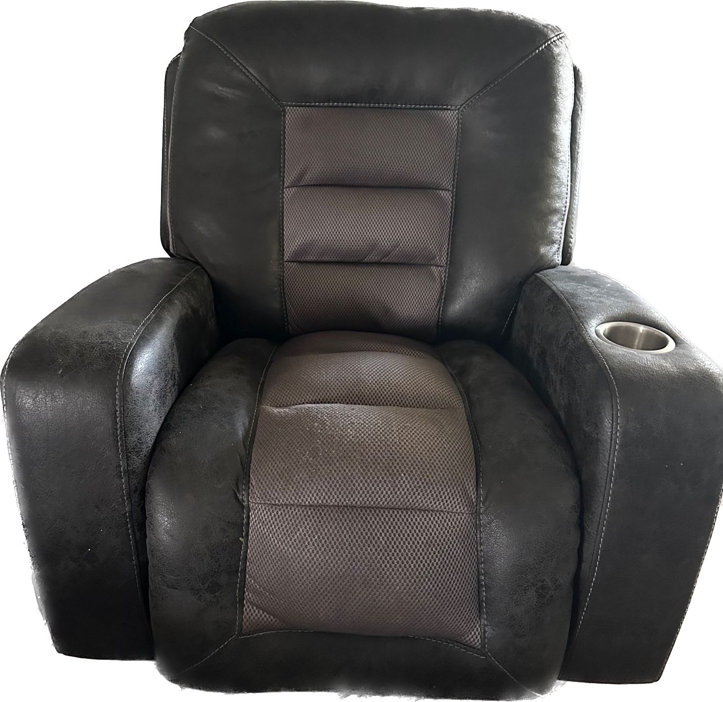 Airflow, Distressed, Rocker Recliner