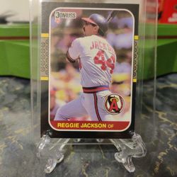 1987 Donruss Reggie Jackson Card Number 210