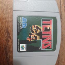 Nintendo 64 Japanese Tetris 64 Game In Very Good Condition