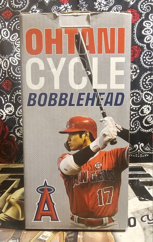 Shohei Ohtani Bobblehead. The Cycle. 6/13/19. WS Dodgers