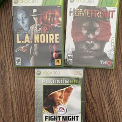 XBOX 360 GAME LOT 4