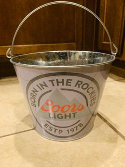 Coors light beer bucket