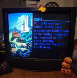 Vintage 27" Panasonic Color TV 📺 Curved Tube S-Video