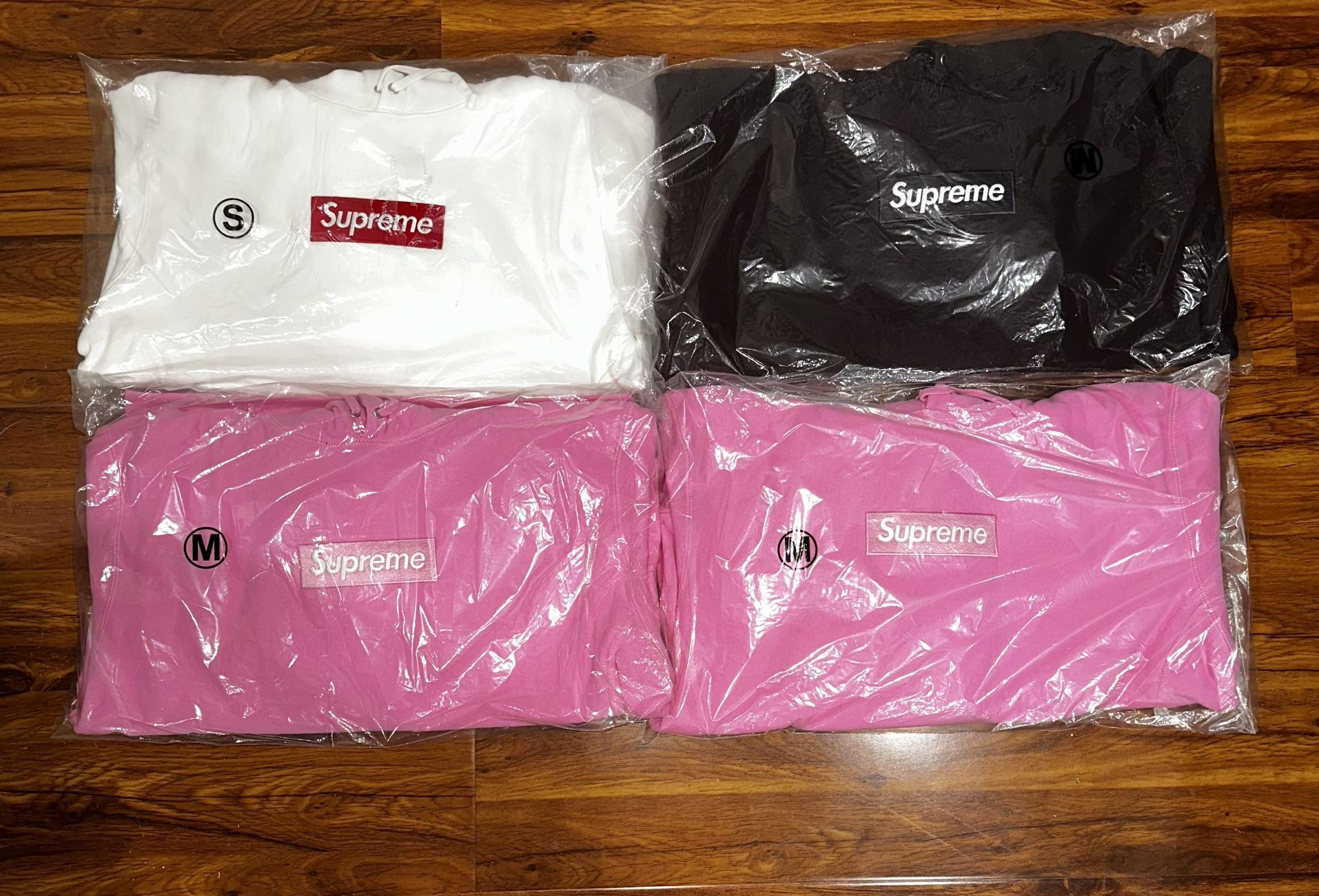 Supreme Box Logo Hooded Sweatshirts FW21 (Multiple Colors And Sizes) Brand New DS