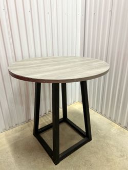 Table and one barstool