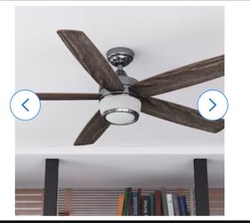 Ceiling fan with light and remote