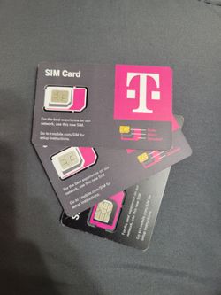 T-Mobile SIM Cards NoN active $15 each