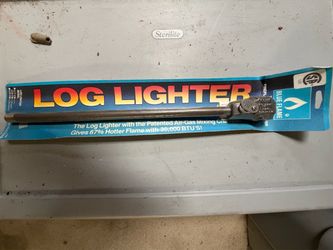 Gas angle log lighter