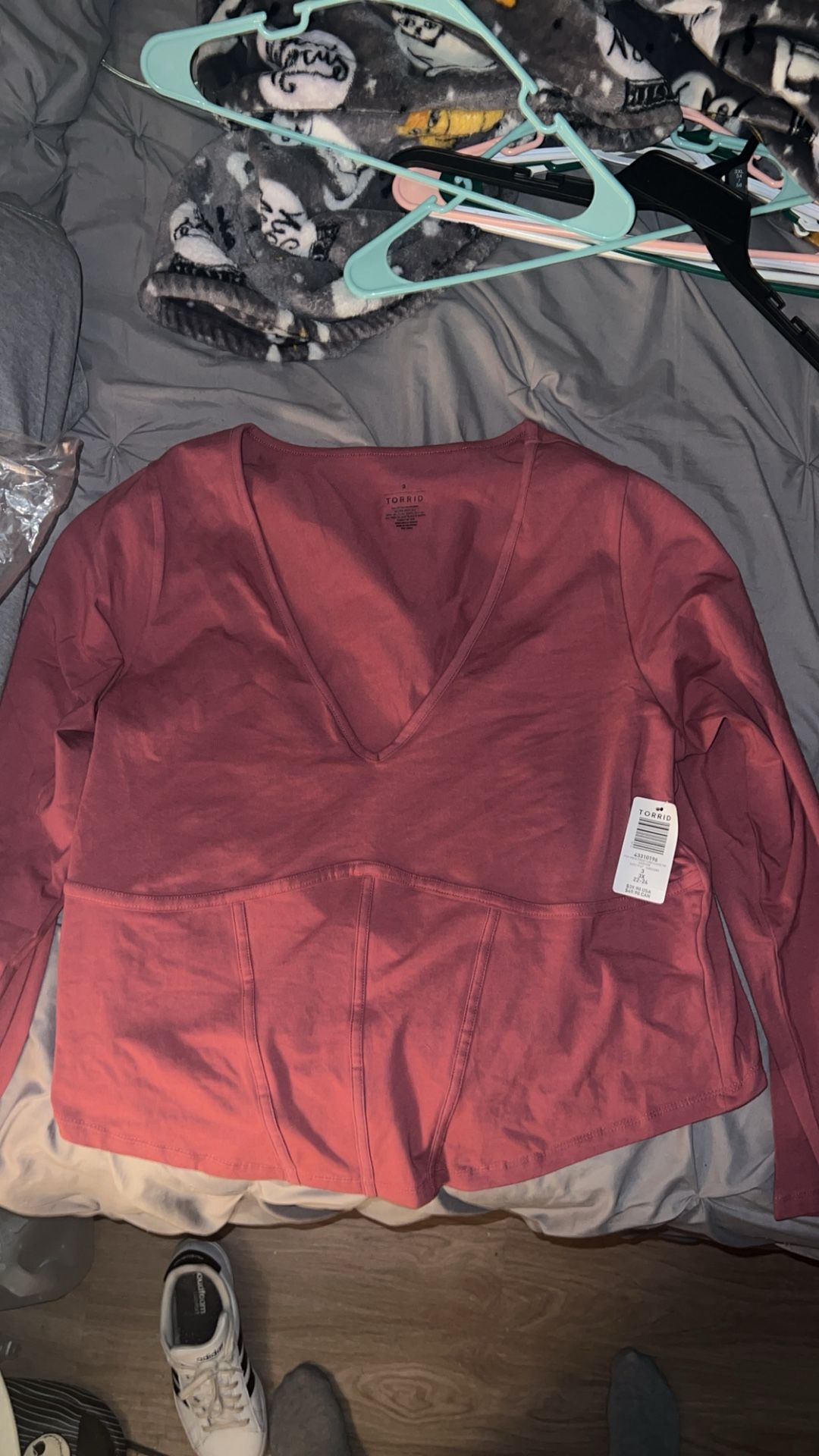 Torrid V-Neck Corset Top Brand new Plus Size
