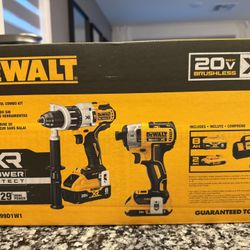 DEWALT XR POWER DETECT 2-Tool 20-Volt Max Brushless Power Tool Combo Kit 