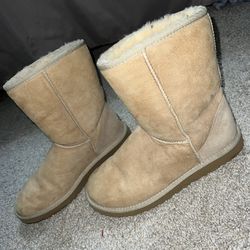 Sand Ugg Boots - Size 9