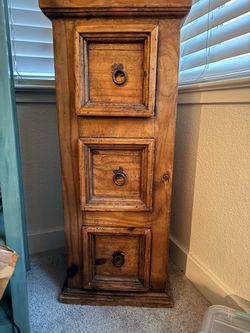Wooden 3 drawer