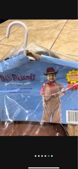Let's Pretend Round 'Em Up Cowboy Kids Costume / 4 years