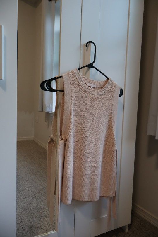 Rebecca Taylor Pink Vest Sweater