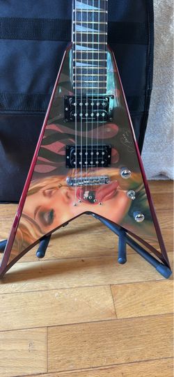 JACKSON Flying V Electric Guitar Custom Graphics