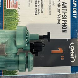 New Orbit 1” Anti- Siphon Sprinkler Valve