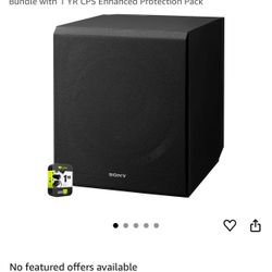 Sony Subwoofer 