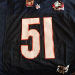 New With Tag All Seem Numbers And Letters Chicago Bears Dick Butkus Jersey Size Extra Large