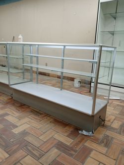 Glass display case