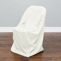 198 Ivory Folding Chair Covers – Only $1 Each!