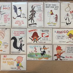 1960 Post Bugs Bunny Fun Post Cards Set