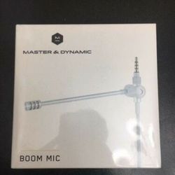 NEW MASTER & DYNAMIC BOOM MICROPHONE SILVER WIRED BROADCASTING ACCESSORIES