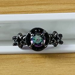 Goth Dark Ring In Size 9 