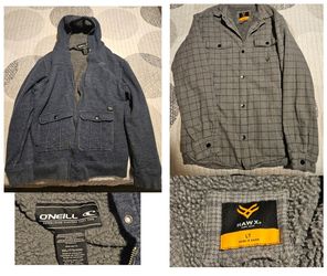 Used-Men's outwear/flannel/light jacket 