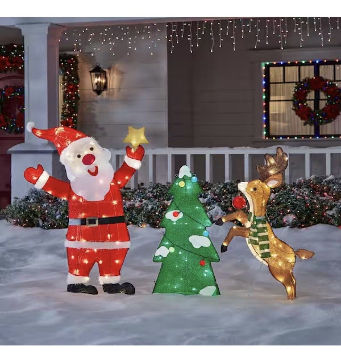 NEW Christmas Santa 3 Piece Set
