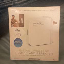CRYSTALVIEW:   WIRELESS ROUTER AND REPEATER