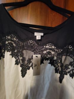 Worthington Woman Lace Trim Top Size 3X