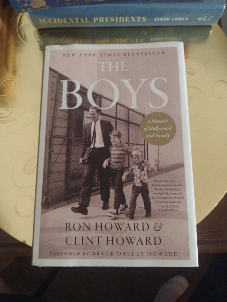 2021 BOOK  NEW YORK TIME BESTSELLING THE BOYS BY RON HOWARD 